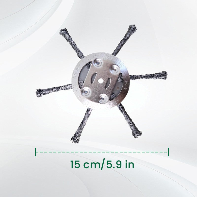 🔥Fadentrimmer-Ersatzkopf，Grasschneidekopf aus Stahldraht