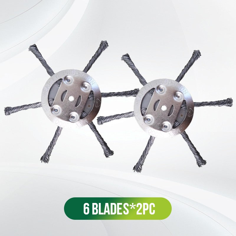 🔥Fadentrimmer-Ersatzkopf，Grasschneidekopf aus Stahldraht