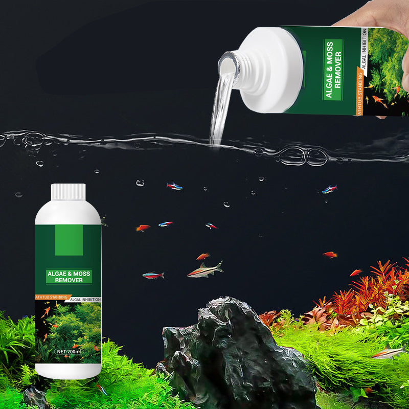 🎉Mehr kaufen und mehr sparen💥 Algen- & Moosentferner für das Aquarium - Sichere Wasseraufbereitung