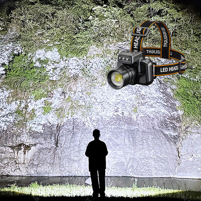 Leistungsstarke Stirnlampe mit extrem langer Lebensdauer