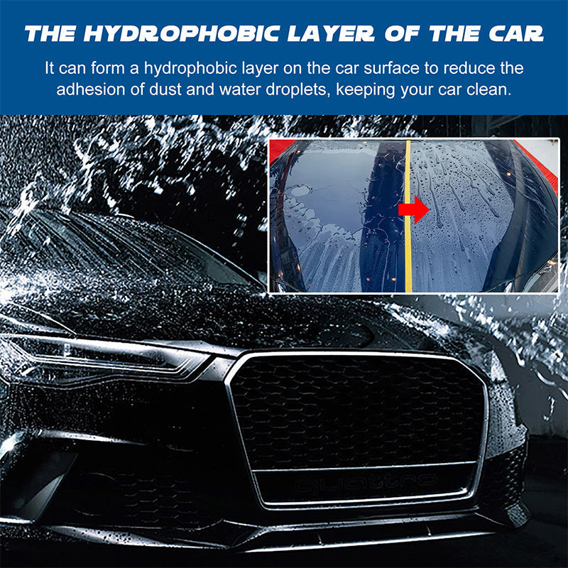 🔥2025 Neuerscheinung🔥 Sanftes und dennoch wirksames Autoreinigungsspray, komplett mit Schwamm und Tuch🔥🔥