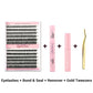 Flauschige Cluster Wimpern Kit