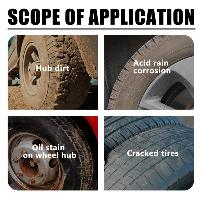 Vielseitige dauerhafte hydrophobe Auto Reifen Polieren Reiniger Paste🚗