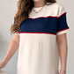 Damen Zweiteiliger Farbblock-Trainingsanzug Casual