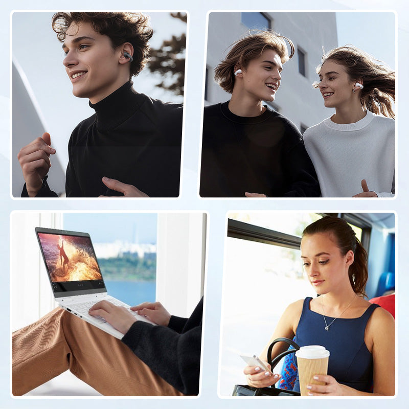 🎧Intelligentes Ohrclip-Headset mit Farbdisplay und Echtzeit-Übersetzung🎧