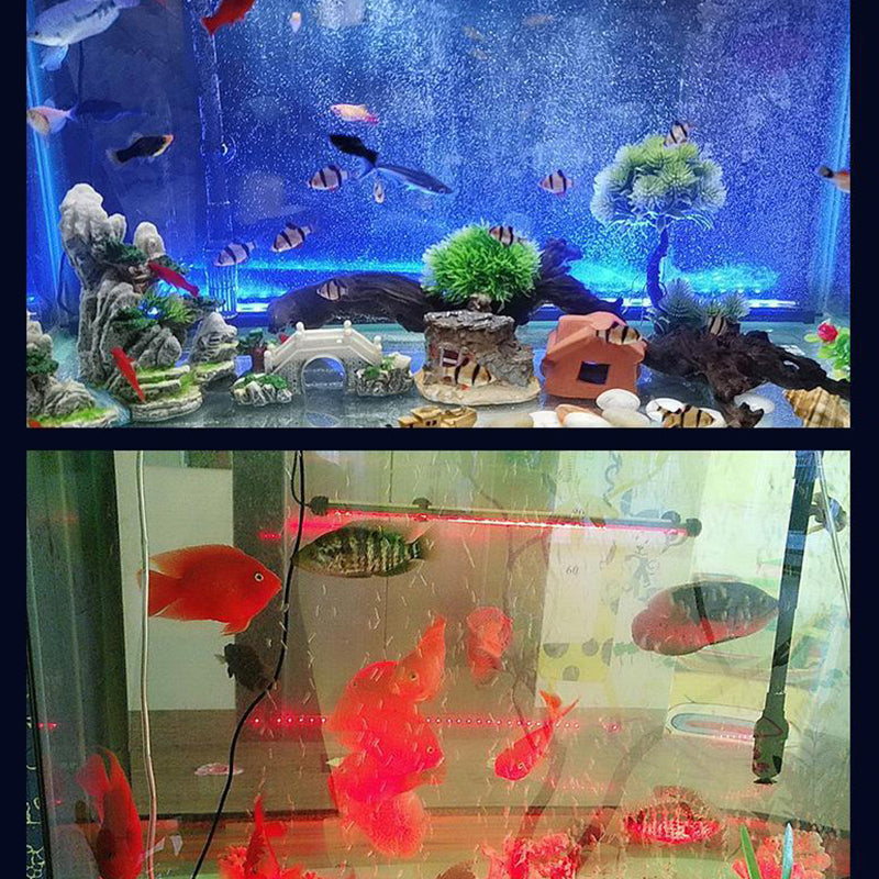 LED Aquarium Buntes Luftblasenlicht