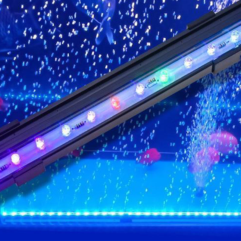 LED Aquarium Buntes Luftblasenlicht
