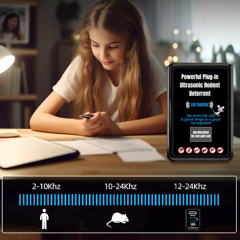 Leistungsstarke Plug-In-Ultraschall-Nagetierabschreckun