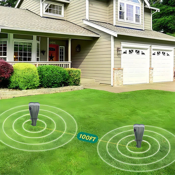 🌸 Hot Sale 50% Rabatt ☘️ Solarbetrieben wasserdicht Schraube Mole Abwehrmittel