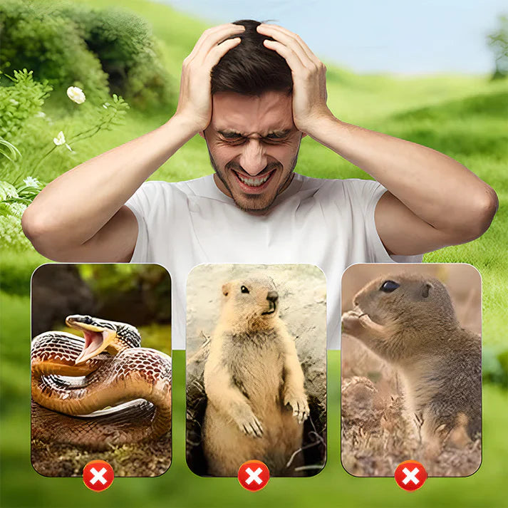 🌸 Hot Sale 50% Rabatt ☘️ Solarbetrieben wasserdicht Schraube Mole Abwehrmittel