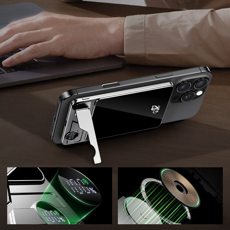 ⏳Begrenzte Zeit 50% Rabatt💥Magnetische Dualmodus-Powerbank mit Ständer