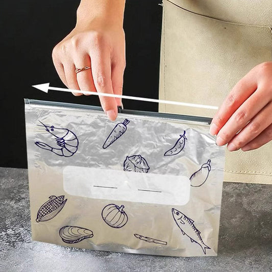✨Wiederverwendbare verschließbare Aufbewahrungsbeutel aus Aluminiumfolie