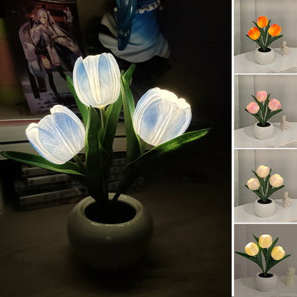 LED-Tulpen-Nachtlicht-Blumen-Tischlampe🌷✨2 kaufen, versandkostenfrei