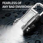 🔦50 % Rabatt🔥Tragbare, wiederaufladbare, helle Schlüsselanhänger-Taschenlampe