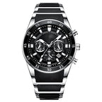 🔥Wasserdichte multifunktionale Quarzuhr für Männer