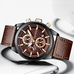 ✨2025 Brandneues Design - Heute mit 50% Rabatt kaufen!⌚Lässige elegante Herren Quarzuhr mit leuchtendem Zifferblatt