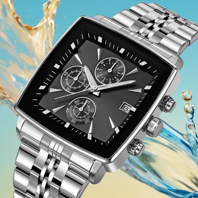 🔥Multifunktionale wasserdichte Quarzuhr für Männer