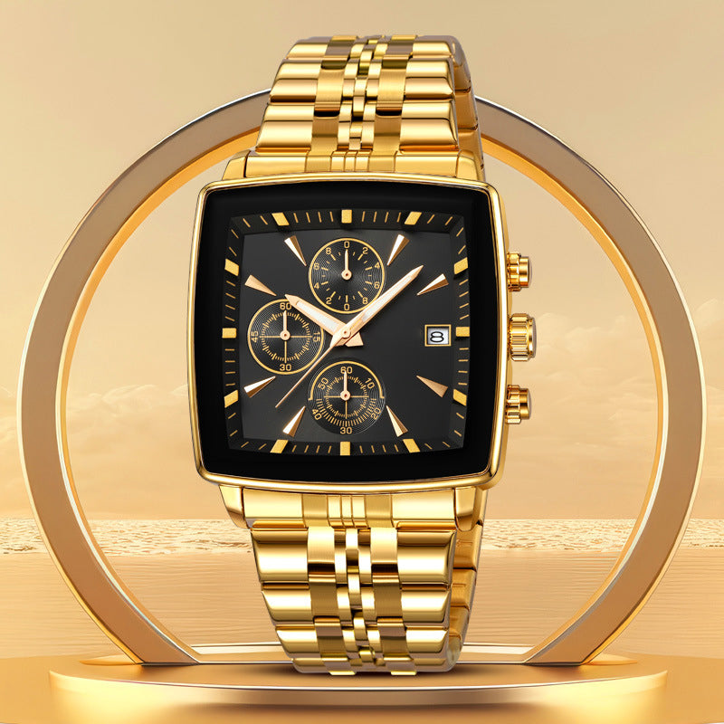 🔥Multifunktionale wasserdichte Quarzuhr für Männer