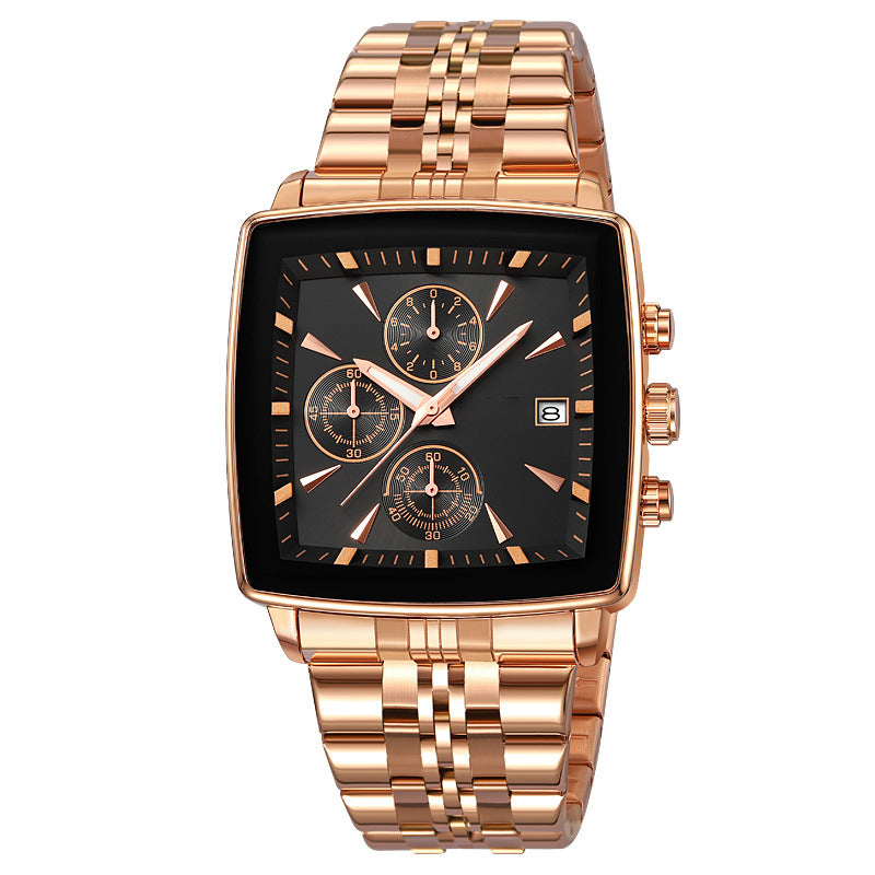 🔥Multifunktionale wasserdichte Quarzuhr für Männer