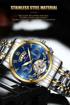 ✨Hochwertige wasserdichte leuchtende Uhr⌚2025 New Business Herrenuhr