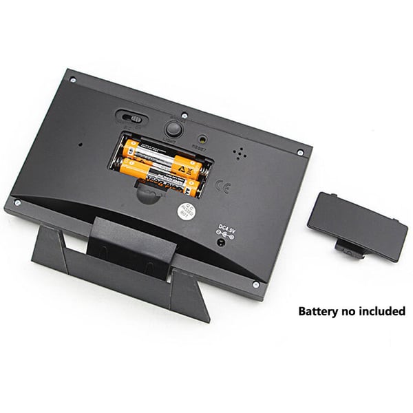 ✨⏰ Letzter Tag der Aktion 50 % 🔥 Digitaler LED-Temperatur- und Luftfeuchtigkeitsmesser Wettervorhersage LED-Zähler Wecker