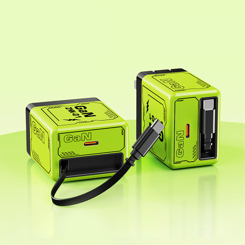 🔥2025 HEISSER VERKAUF🔥USB-C Schnellladestation mit einziehbarem Kabel – Universell einsetzbar