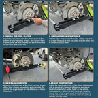 🔥Sonderangebot 50% RABATT🔥Edelstahl Achsmessgerät Platte