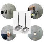 ✨Präzision auf den Punkt gebracht – Ihr Schlüssel zu perfekten Wandöffnungen! 🔧Quadratisches Installationswandstanzartefakt, gehärtet und verschleißfest