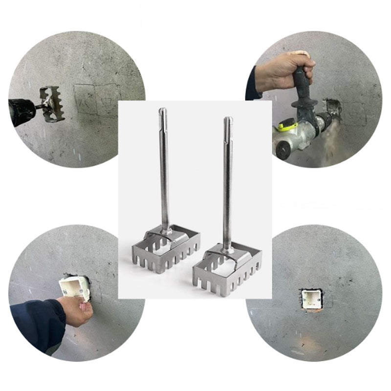 ✨Präzision auf den Punkt gebracht – Ihr Schlüssel zu perfekten Wandöffnungen! 🔧Quadratisches Installationswandstanzartefakt, gehärtet und verschleißfest