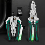 Multifunktionale klappbare Draht Stripping Schere mit elektrischem Test