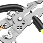 Multifunktionale klappbare Draht Stripping Schere mit elektrischem Test