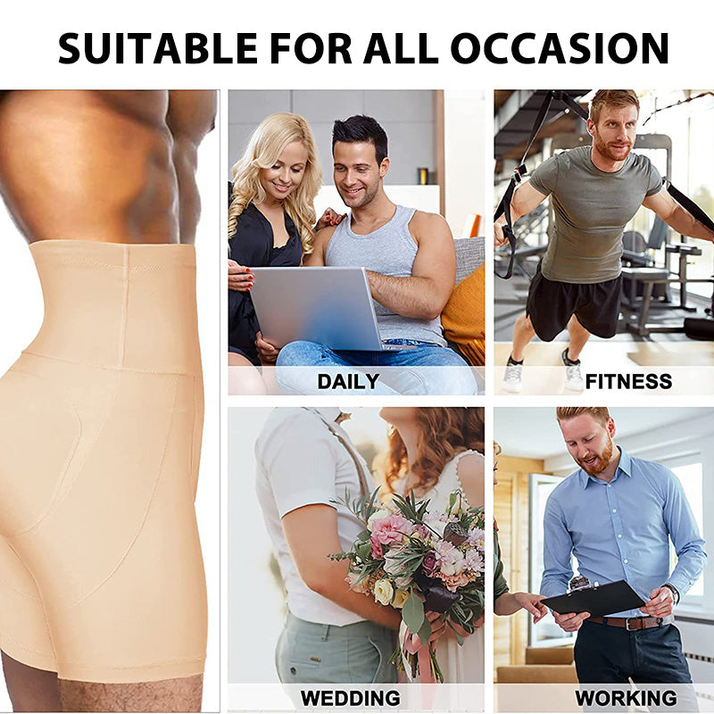 🔥Heißer Verkauf🔥High-Waisted Butt Lifter Shapewear für Männer