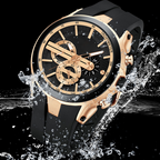 🔥Sportuhr im Stil mit Leuchtanzeige, Silikonarmband und wasserdichtem Design