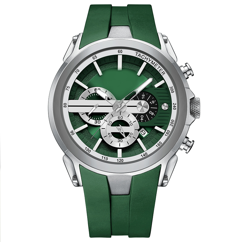 🔥Sportuhr im Stil mit Leuchtanzeige, Silikonarmband und wasserdichtem Design