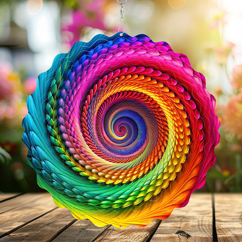 (🎁2025 Heißer Verkauf🎁) 3D-Windspiel Mandala in bunten Farben