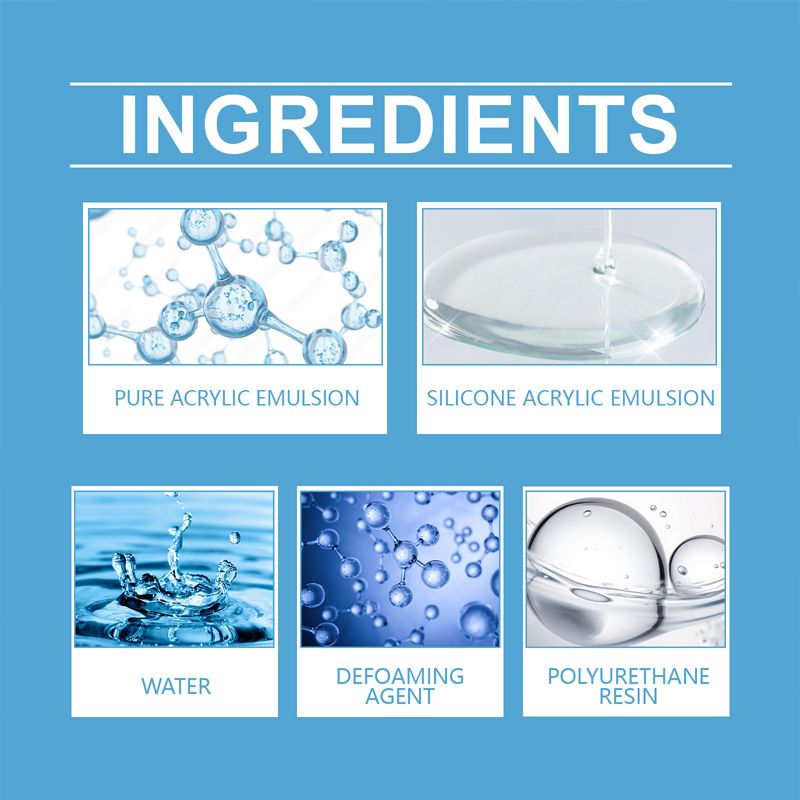 💧 Transparentes & wasserdichtes Mehrzweckmittel – ideal für Küche, Bad & mehr