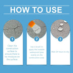 💧 Transparentes & wasserdichtes Mehrzweckmittel – ideal für Küche, Bad & mehr