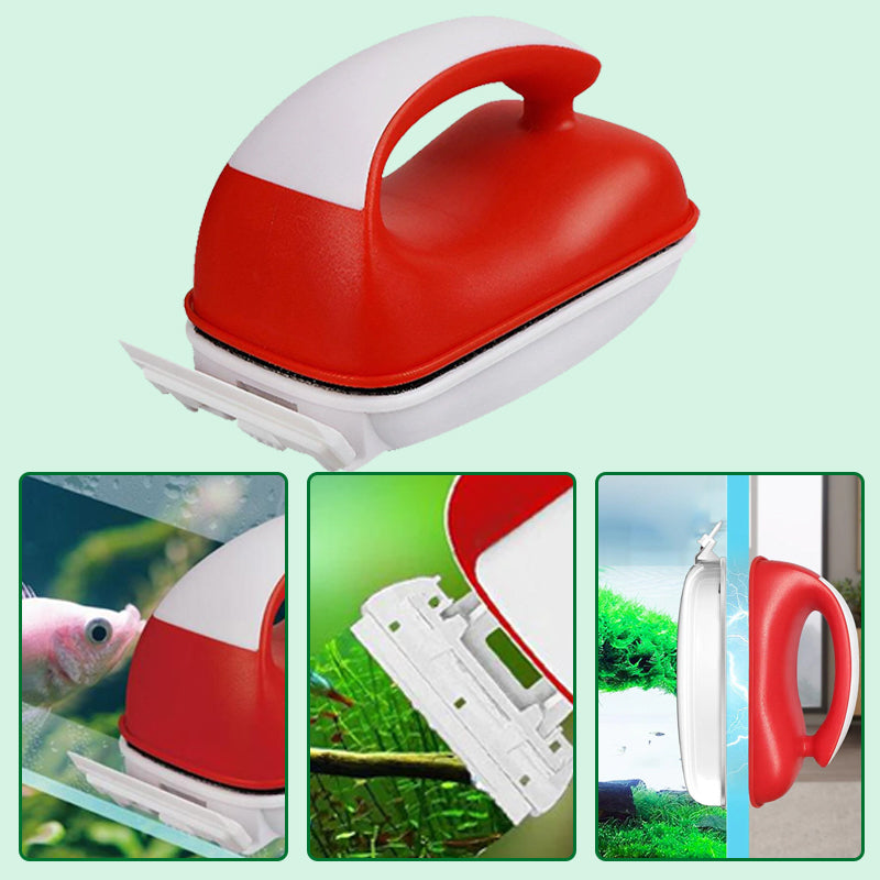 Effizienter Magnet-Scheibenreiniger für Aquarium