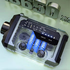 🔥Tragbares Multifunktionsradio mit Handkurbel und Taschenlampe