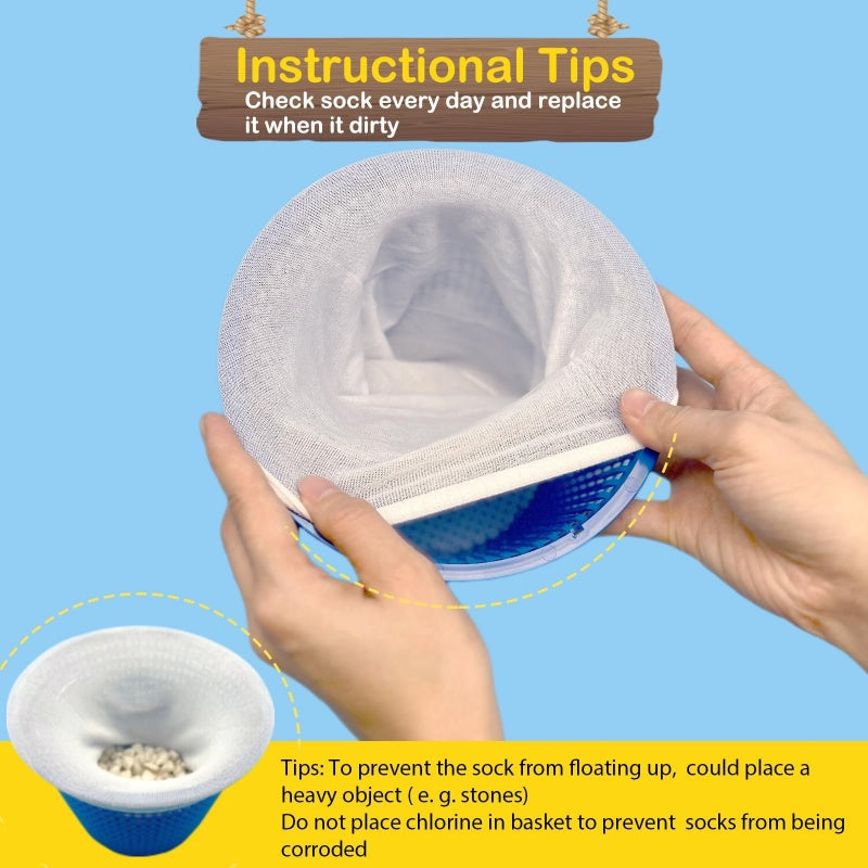 🌊Sommer heißer Verkauf 50% Rabatt🌊Pool Skimmer Socken für Skimmer Korb sauber