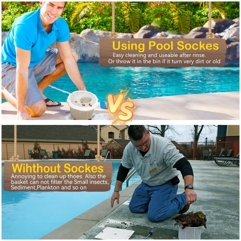 🌊Sommer heißer Verkauf 50% Rabatt🌊Pool Skimmer Socken für Skimmer Korb sauber