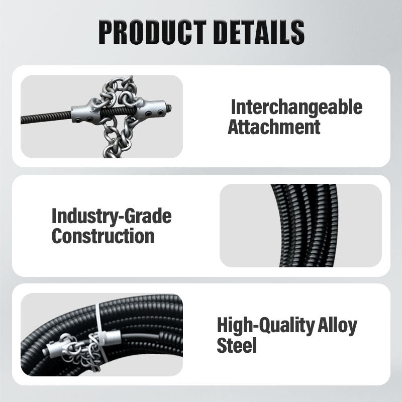 Rohrreinigungsspirale gegen Verstopfungen