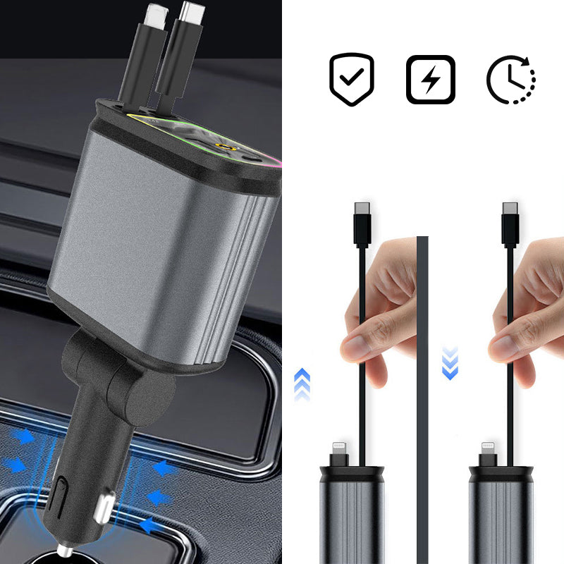 🌟Abnehmbares Autoladegerät mit Sternenprojektor