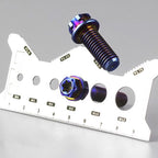 Dual-sided bolt measurement card (stainless steel)