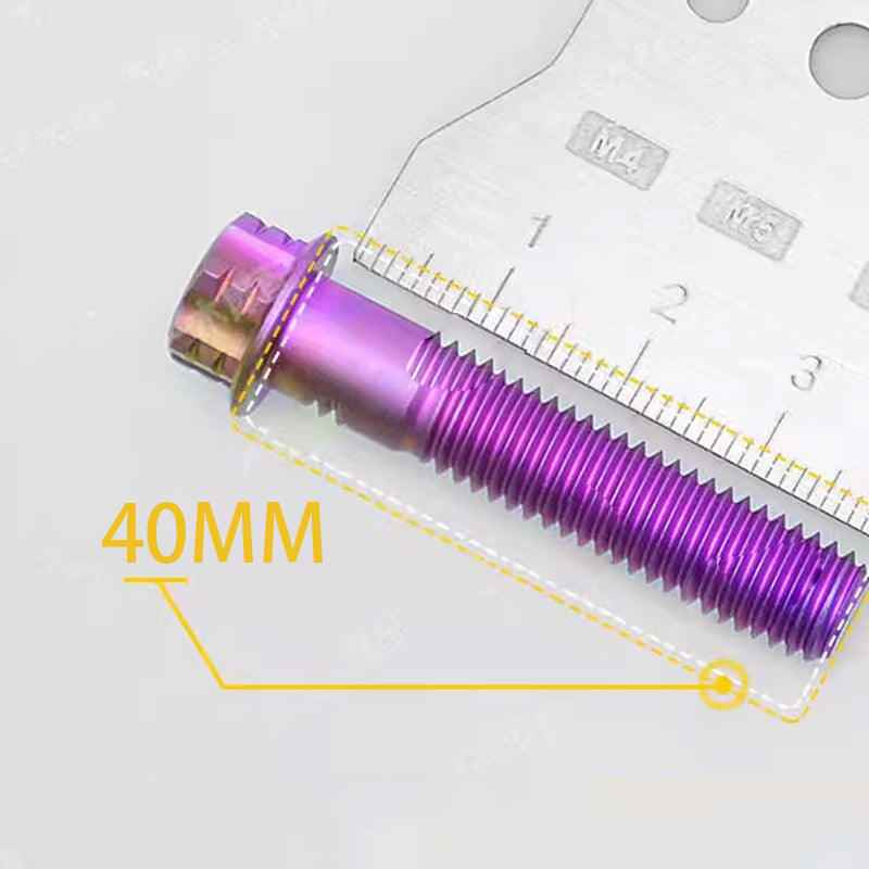 Dual-sided bolt measurement card (stainless steel)