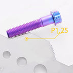 Dual-sided bolt measurement card (stainless steel)