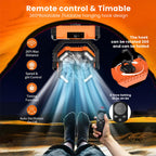 Tragbarer oszillierender Ventilator mit Fernbedienung