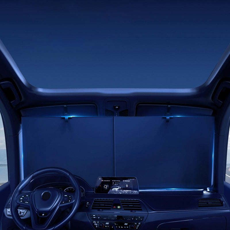 🌞50% Rabatt 🌈Universal versenkbare Sonnenblende für Auto-Frontscheiben