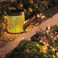 Solar Wasserfallleuchte Gießkanne - IP55 Wetterfest mit LED Lichterkette für Garten