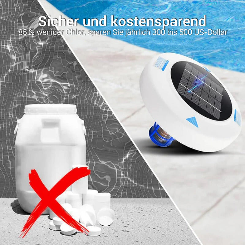 Kristallklarer Pool – ohne Chemie, mit Solarenergie! 🌞SOLAR-POOL-IONISATOR FÜR KRISTALLKLARES WASSER